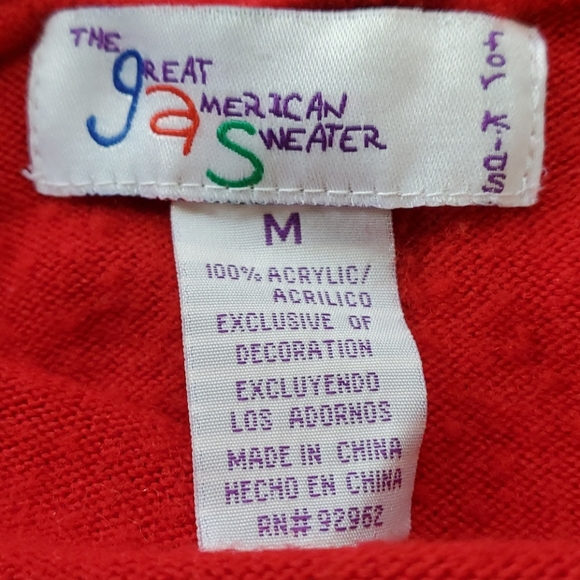 THE GREAT AMERICAN SWEATER KIDS SIZE M - Picture 11 of 12